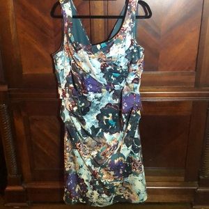 Gorgeous floral ruched dress